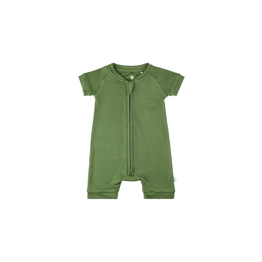 Dreamland Baby Short-Sleeve Bamboo Romper
