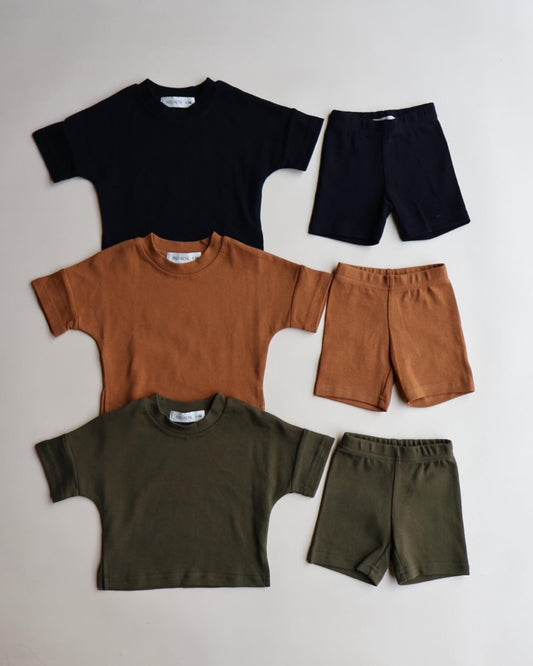 Kids Biker Short Set