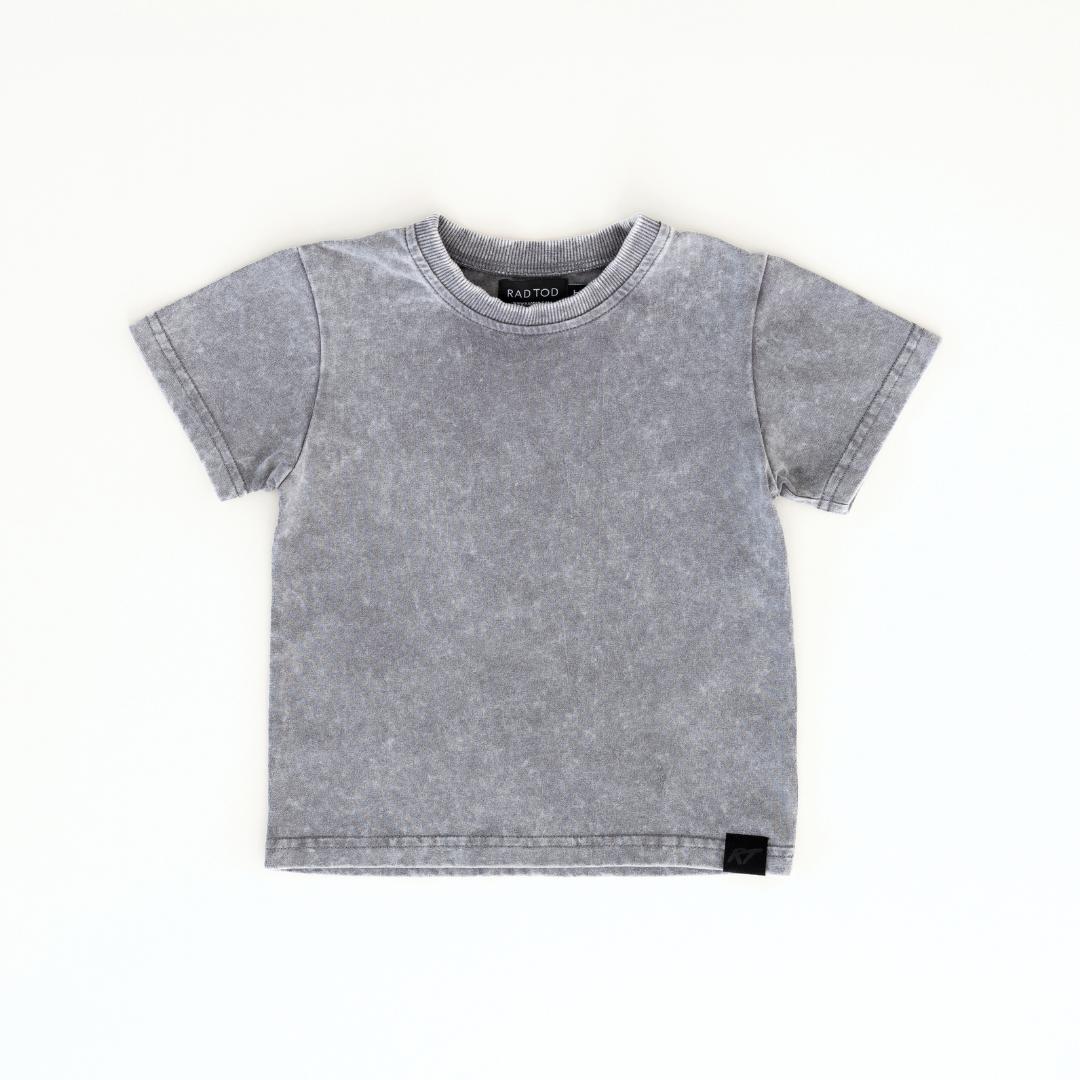 STONE WASH TEE - GRAY