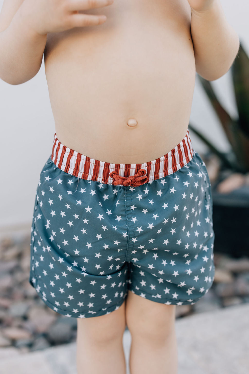 Stars + Stripes Swim Shorts