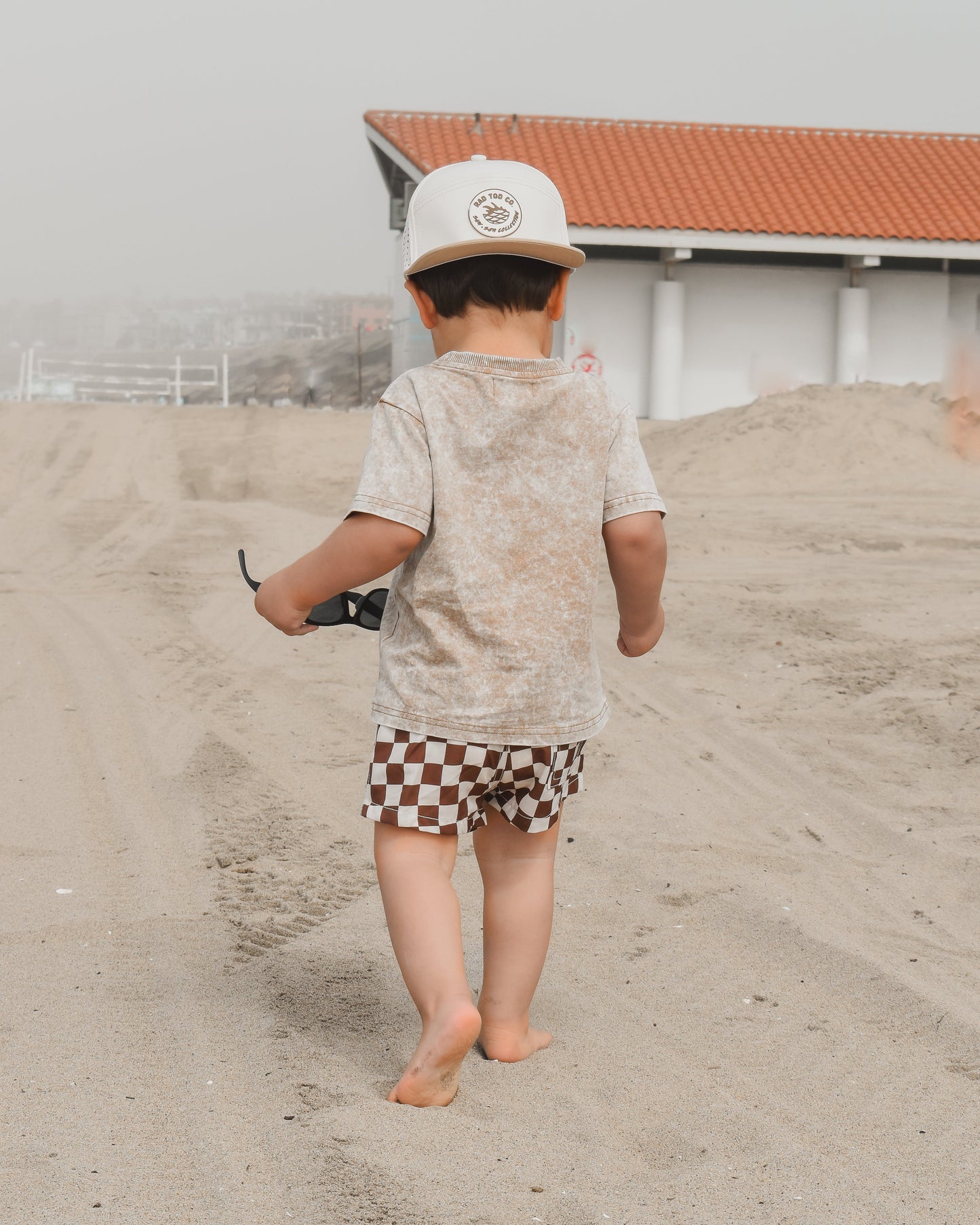 STONE WASH TEE - SAND