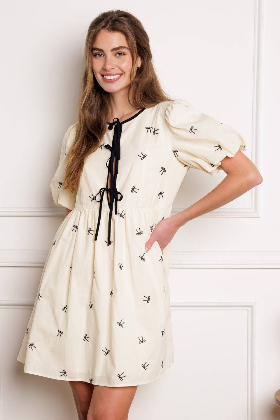 VINTAGE MINI BABYDOLL DRESS