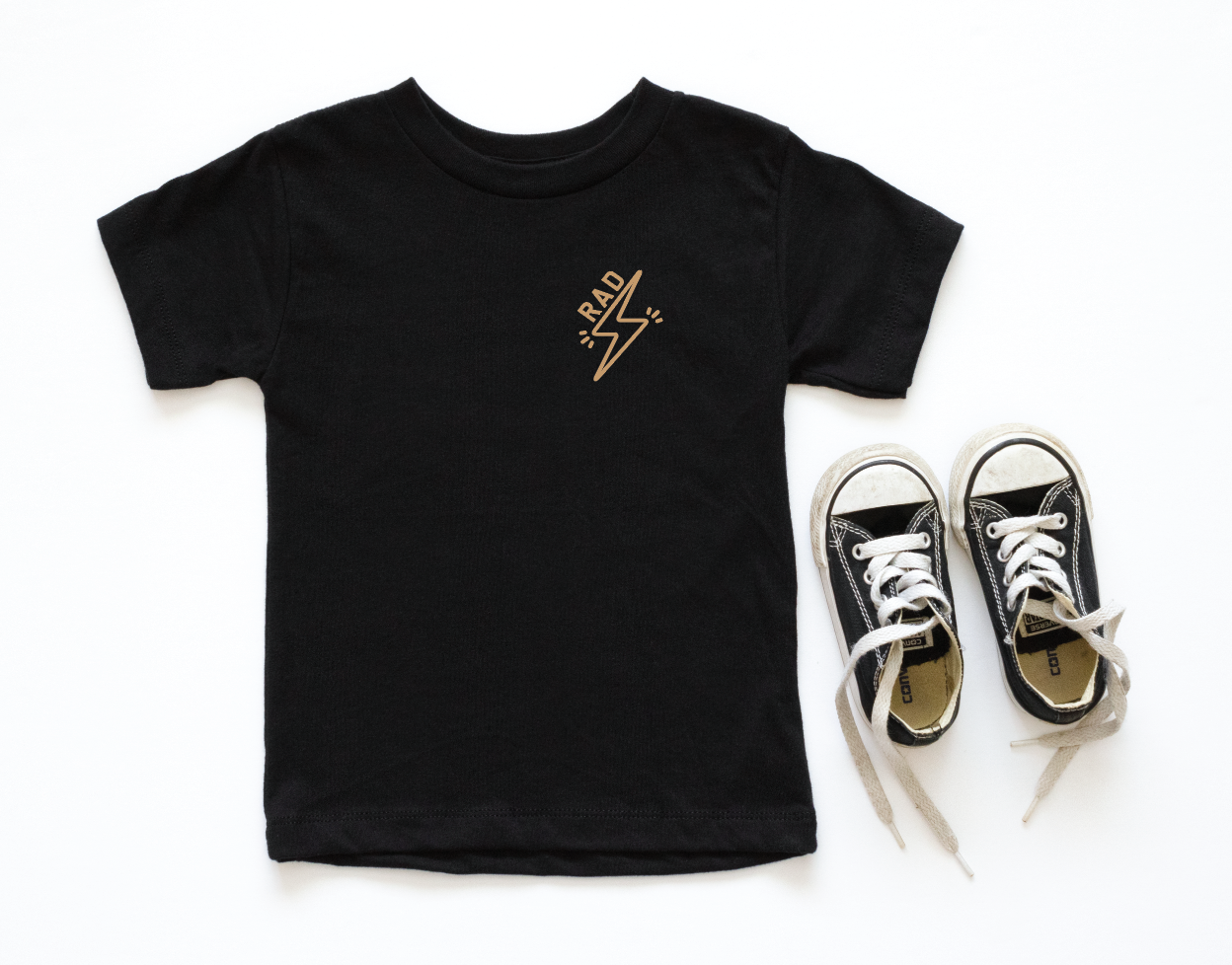 Rad Lightening Bolt Pocket Style Tee