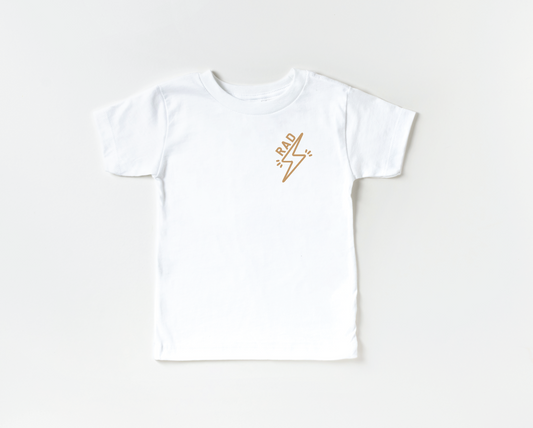 Rad Lightening Bolt Pocket Style Tee