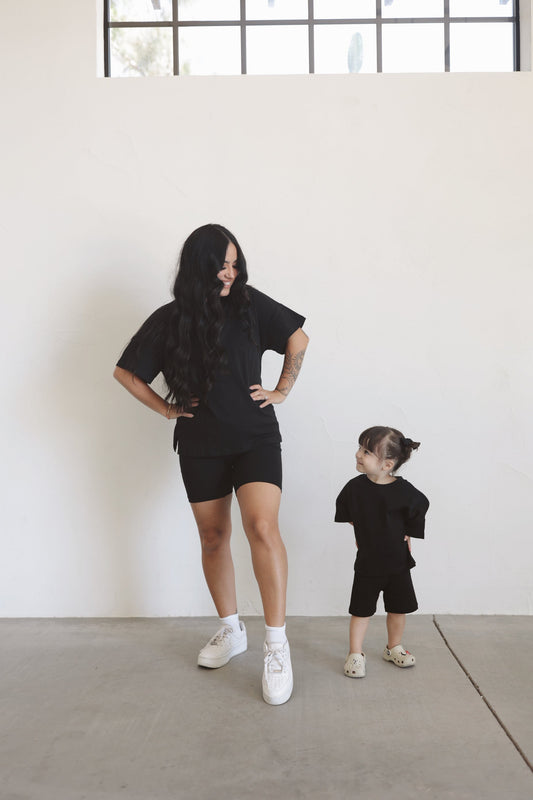 Kids Biker Short Set