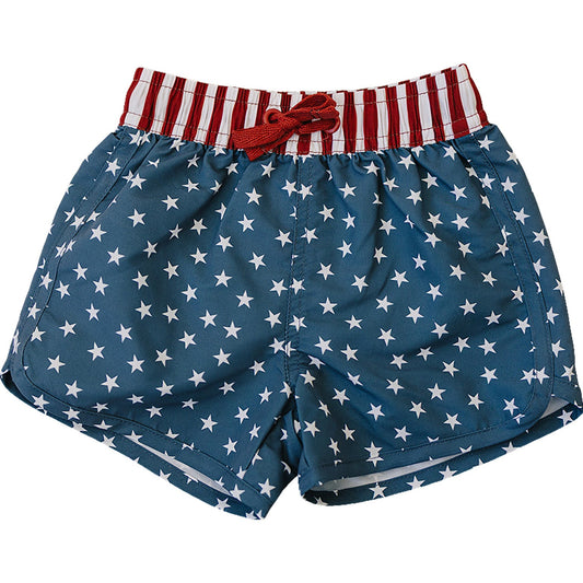 Stars + Stripes Swim Shorts