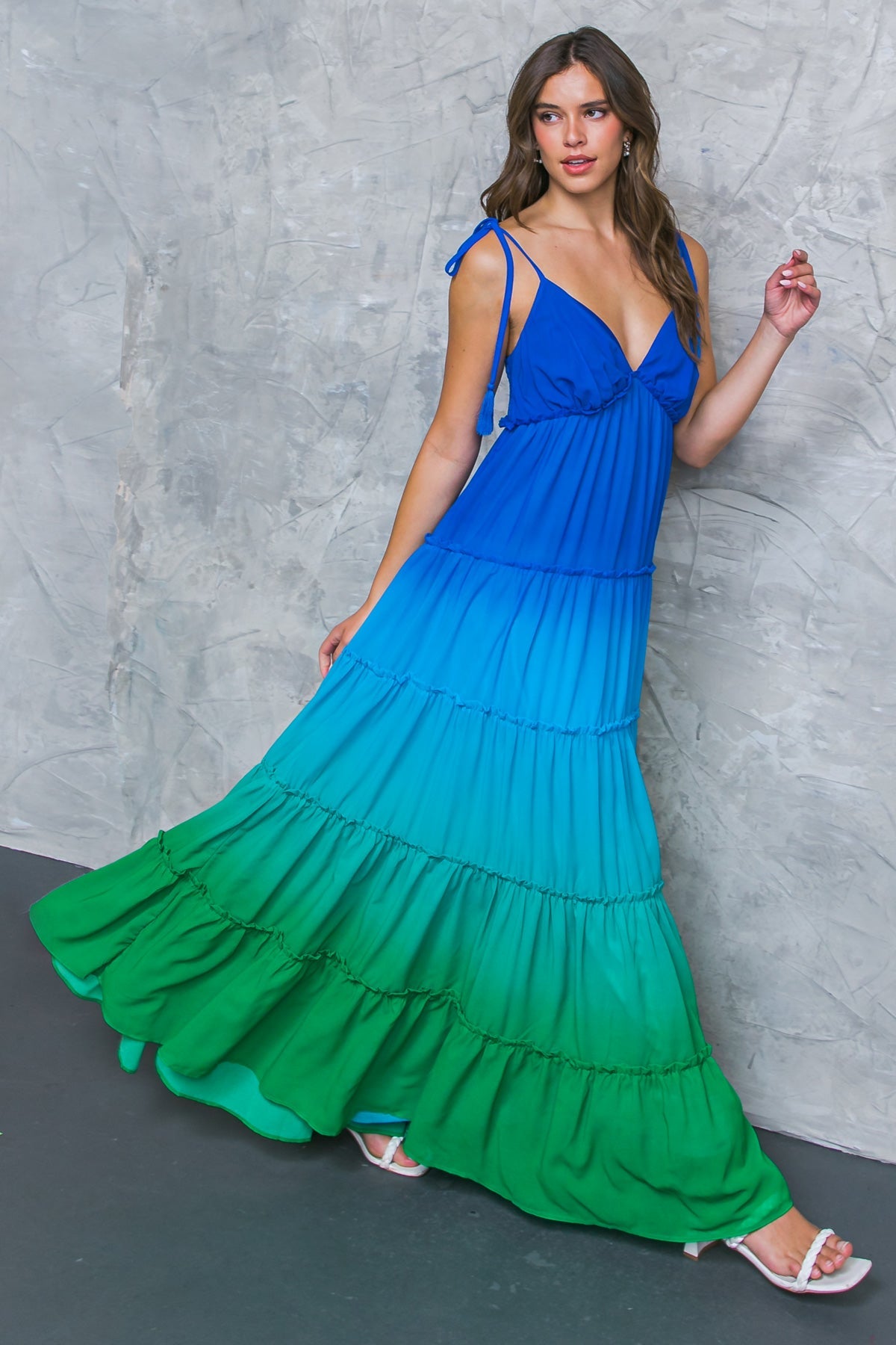 ALL I WANT IS YOU WOVEN MAXI DRESS