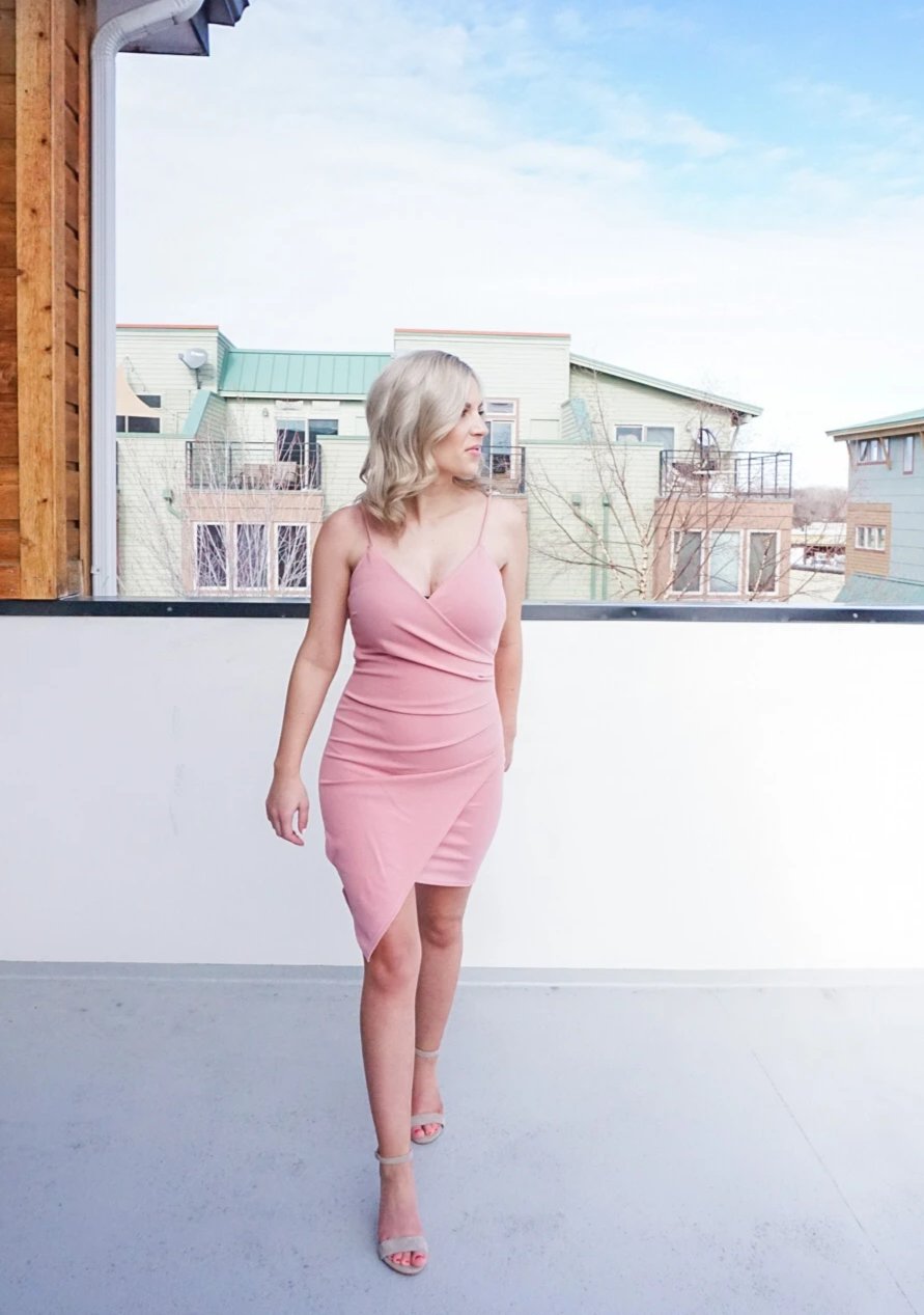 Plus One Asymmetrical Bodycon Dress