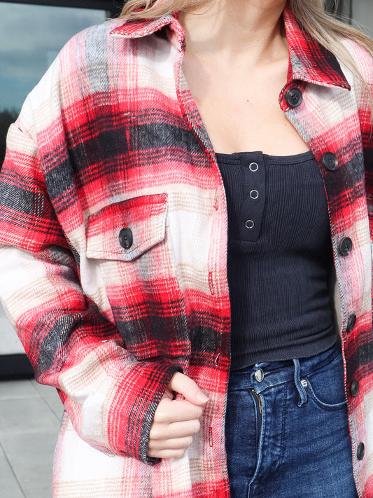 Oversized Plaid Shacket