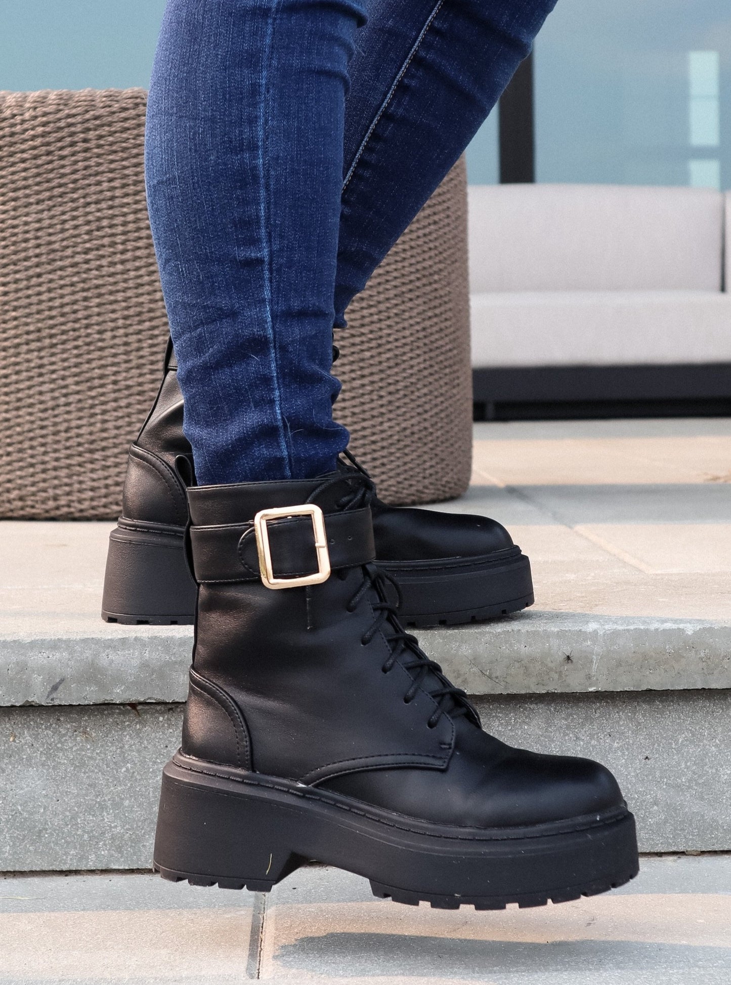 The Stevie Combat Boots