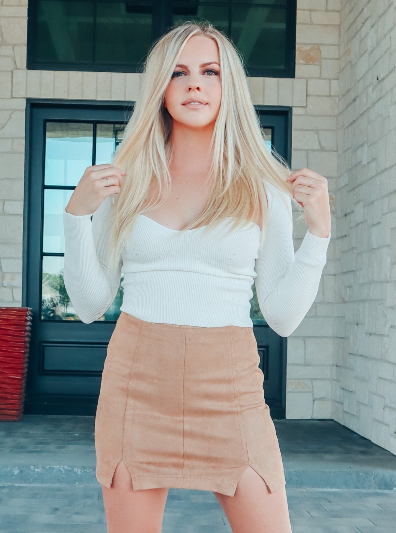 Sweetheart Ribbed Top