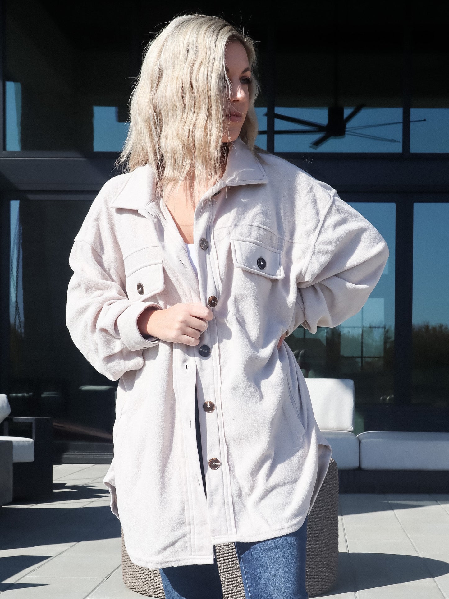 Misty Fleece Shacket
