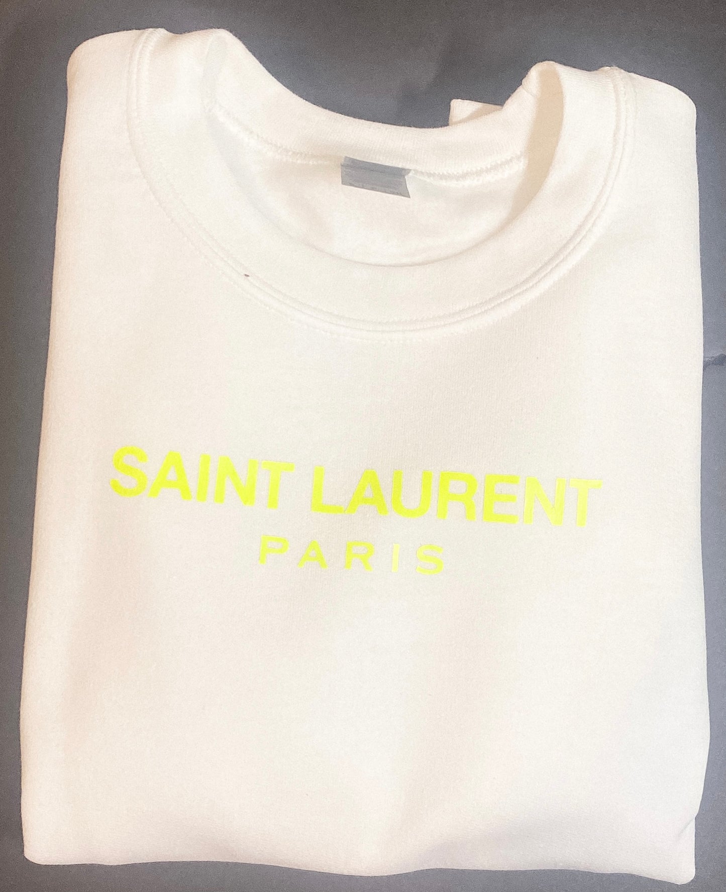 S Laurent Designer Inspired Crewneck