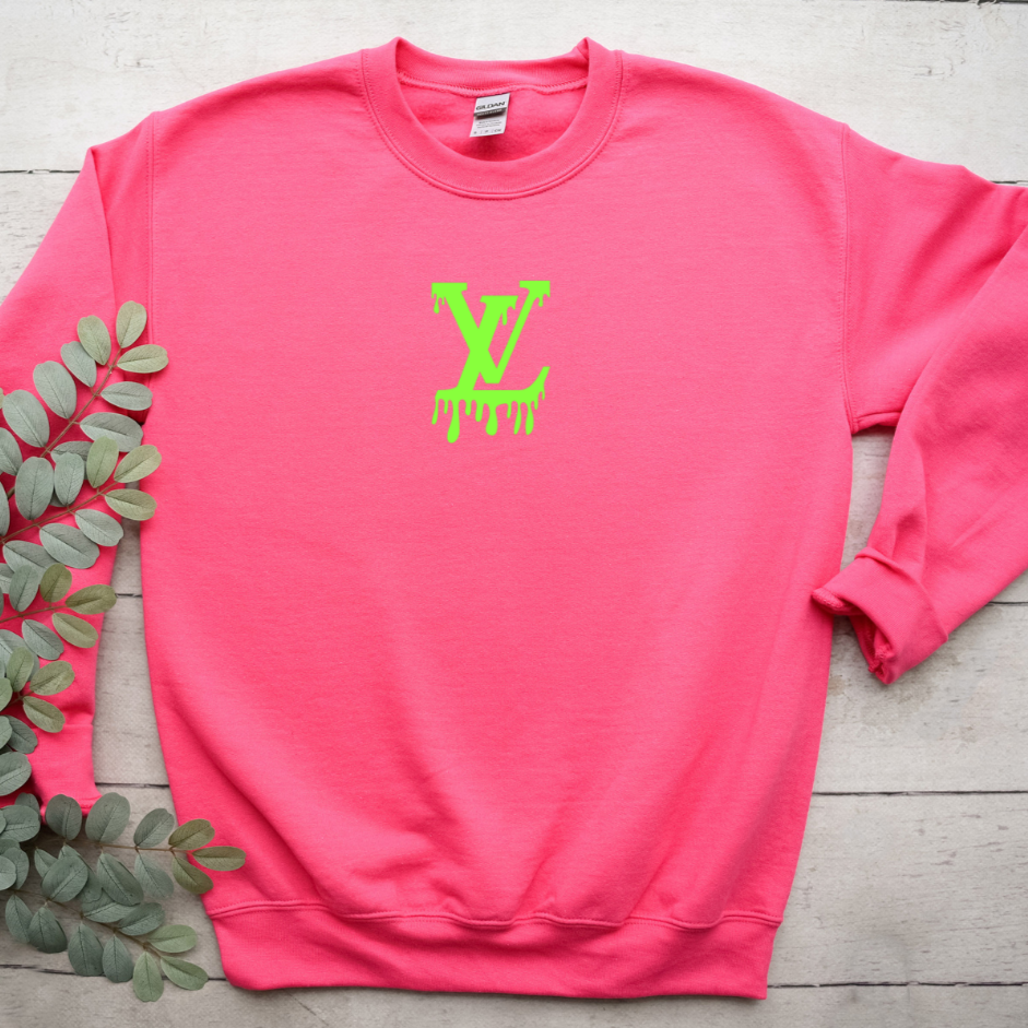 LV Drip Designer Inspired Crewneck