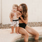 Women's Smocked Bikini Top