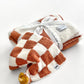 Checkered Plush Lovey | Copper