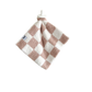 Checkered Plush Lovey | Latte