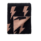 Lightning Bolt Fuzzy Blanket | Mocha