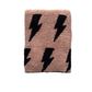 Lightning Bolt Fuzzy Blanket | Mocha