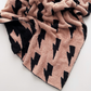 Lightning Bolt Fuzzy Blanket | Mocha