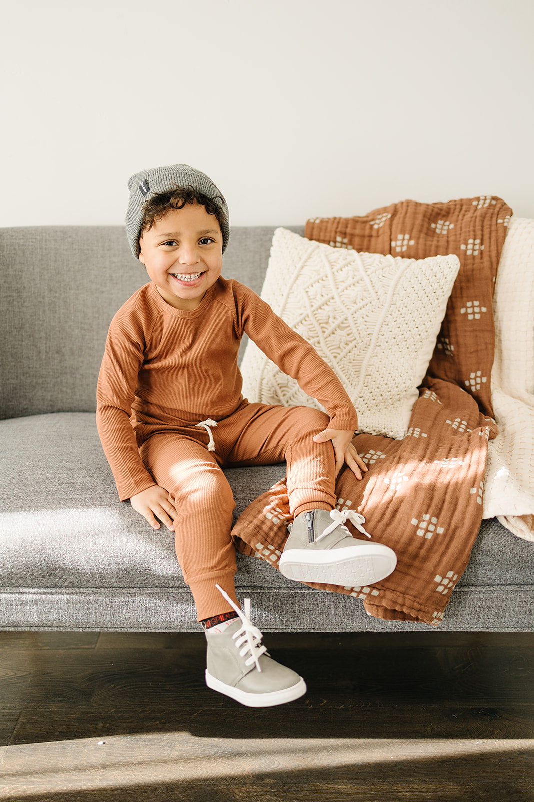 Light Grey Baby Beanie