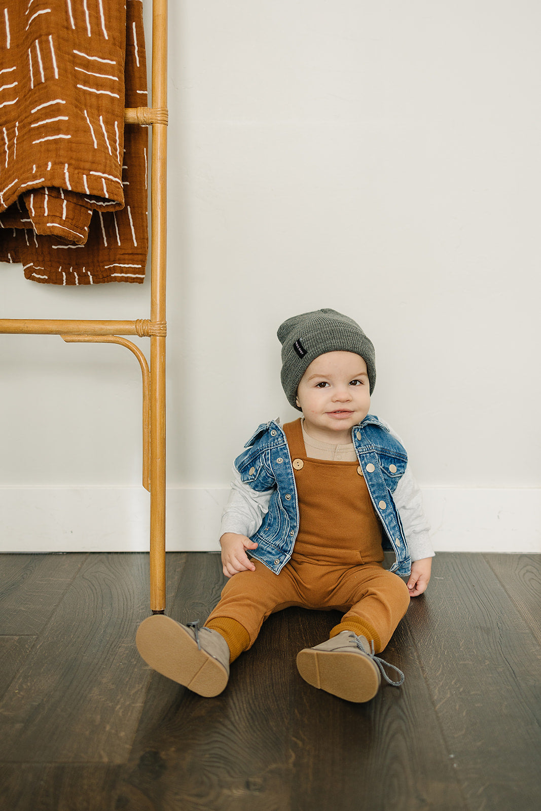 Dark Grey Baby Beanie