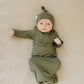Olive Bamboo Knot Gown