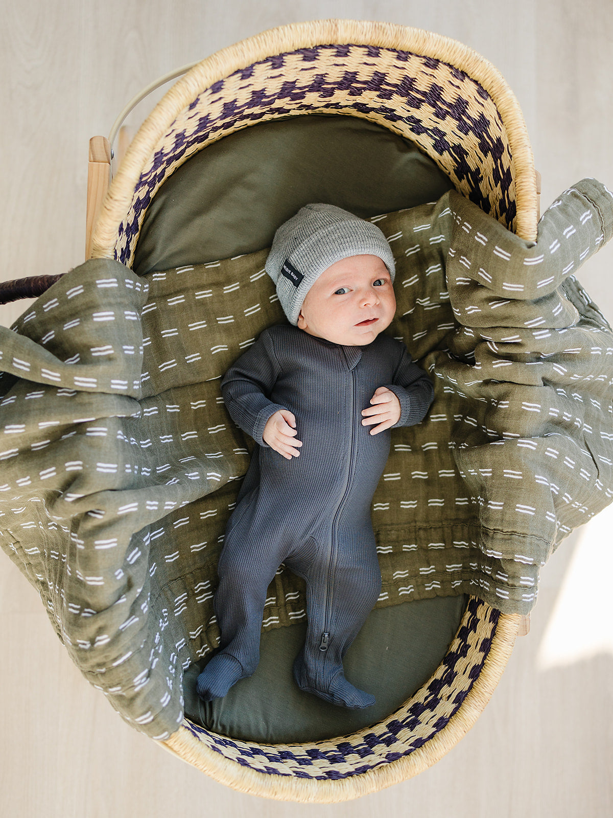 Light Grey Baby Beanie