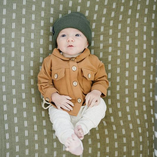 Green Baby Beanie