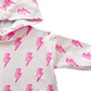 Hooded Bubble Romper | Pink Bolts