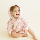 Hooded Bubble Romper | Pink Bolts