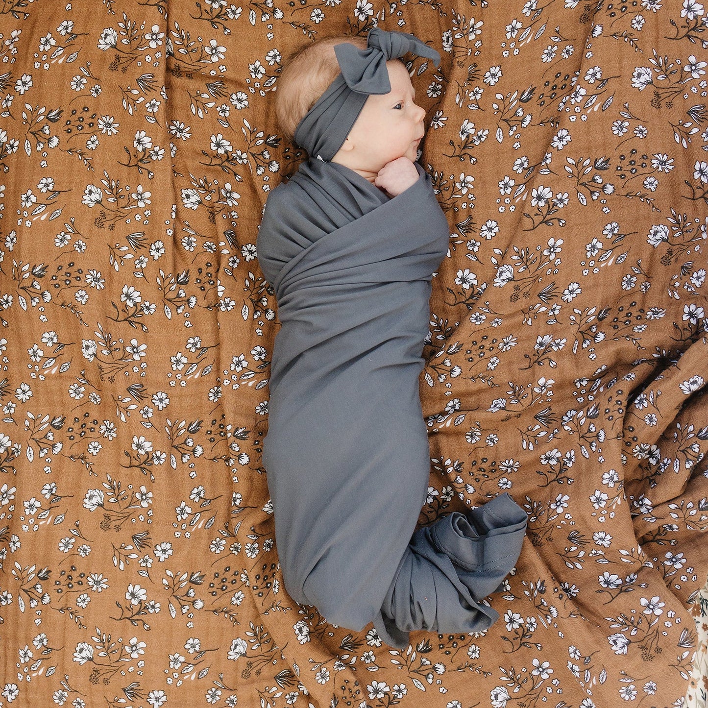 Charcoal Bamboo Swaddle Set