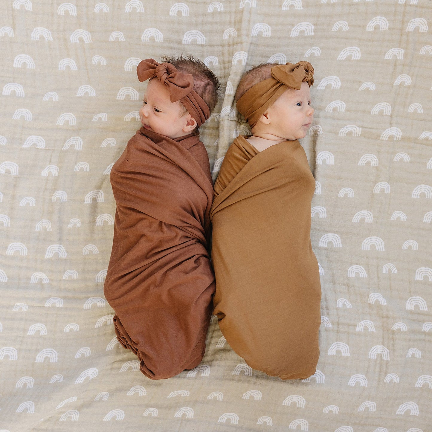 Rust Bamboo Swaddle Set