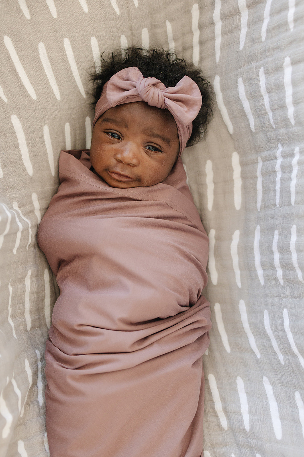 Dusty Rose Bamboo Swaddle Set