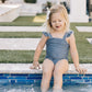 Navy Gingham One-Piece