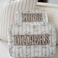Wipes Pouch - Western Blues Clear Coat Bag