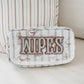 Wipes Pouch - Western Blues Clear Coat Bag