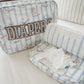 Wipes Pouch - Western Blues Clear Coat Bag