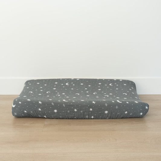 Night Sky Muslin Changing Pad Cover