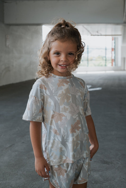 Girl's Bamboo Short Set | Woodland