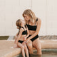 Girls Smocked Bikini Set