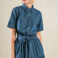 ABSOLUTE EDGE DENIM MIDI DRESS