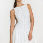 AT FIRST GLANCE WOVEN MINI DRESS