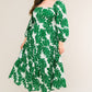 ALL THE DRAMA WOVEN MIDI DRESS