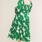 ALL THE DRAMA WOVEN MIDI DRESS