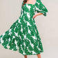 ALL THE DRAMA WOVEN MIDI DRESS