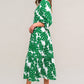 ALL THE DRAMA WOVEN MIDI DRESS