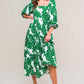 ALL THE DRAMA WOVEN MIDI DRESS