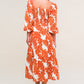 ALL THE DRAMA WOVEN MIDI DRESS