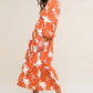 ALL THE DRAMA WOVEN MIDI DRESS